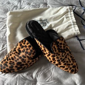 Birdies Starling Haircalf Flat - Cheetah size 8.5